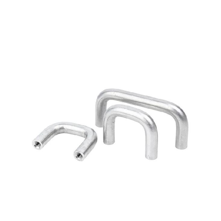 M4-M8 304 Stainless Steel Solid U Shape Pull Handle Welded Cabinet Wardrobe Door Knob Furniture Hardware