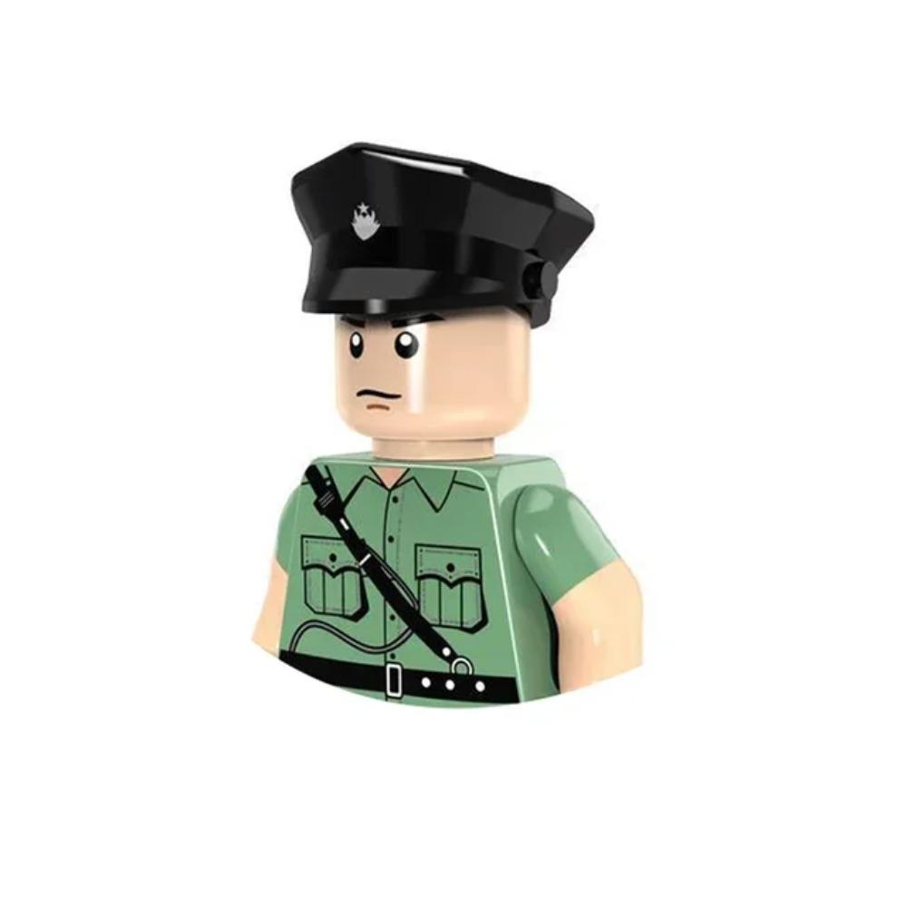 Modelové kostky Zombie Hazmat Guy MOC Sada kostek Dárky Hračky Pro Děti PG8081