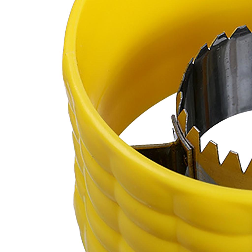 Obieraczka do kolby kukurydzy Usuń ziarna Przenośna ze stali nierdzewnej Obieraczka do kukurydzy do kuchni Żółta