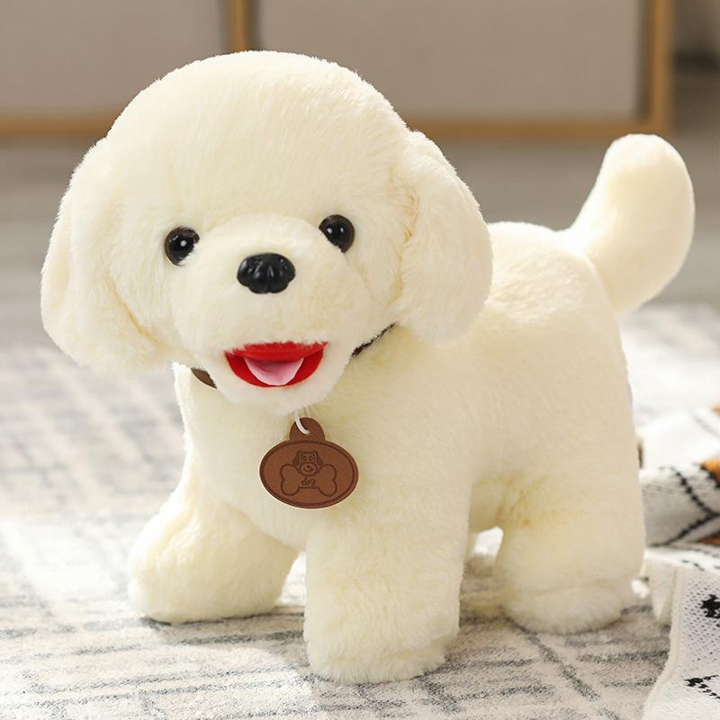 Cute Simulation Puppy Dog Doll Plush Toy Standing Teddy Dog Husky Doll Children Soothing Rag Doll