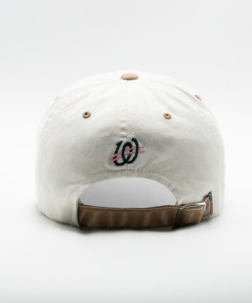 Wieoldeuwoldeu Green Circle Logo Patch Pigment Color Block Ball Cap