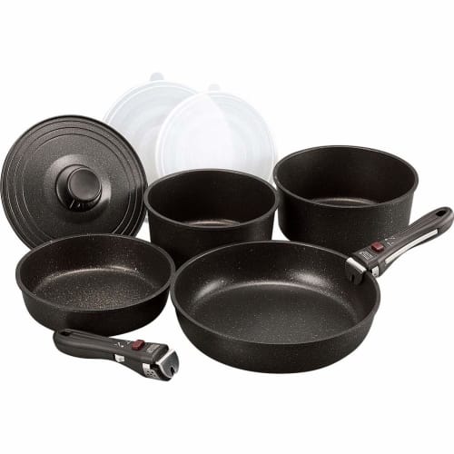 

Giorno Gold Marble Detachable Handle Pot Set GM-8954