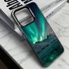 Northern Lights  Phone Case For iPhone 17,16,15,14,13,12,11 Plus,Pro Max,XS,Colorful Silver Phone case Funda Cover