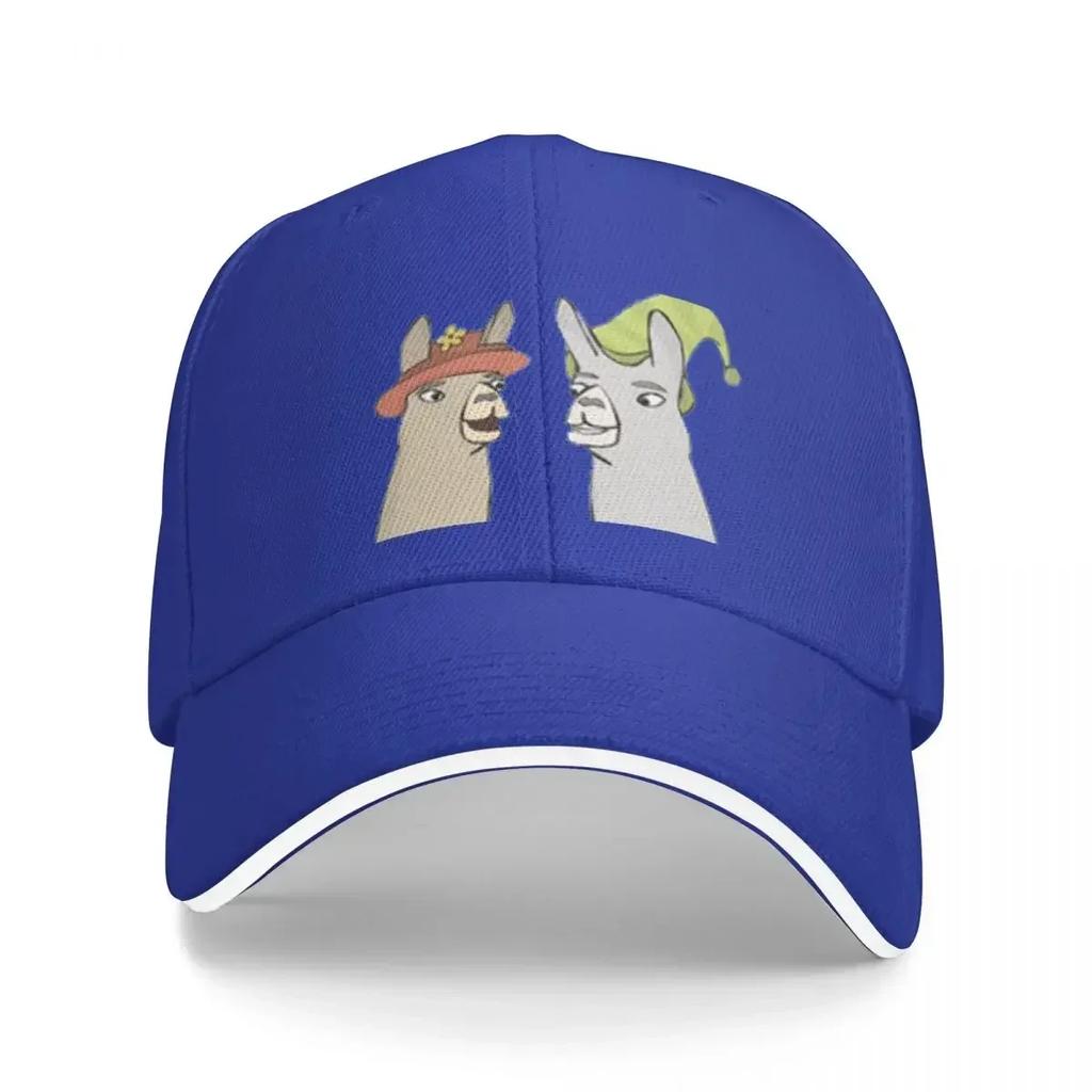 Llamas With HatsCaaaarl Cap Baseball Cap items new in the hat Womens golf wear Unisexs Streetwear for Sun Protection