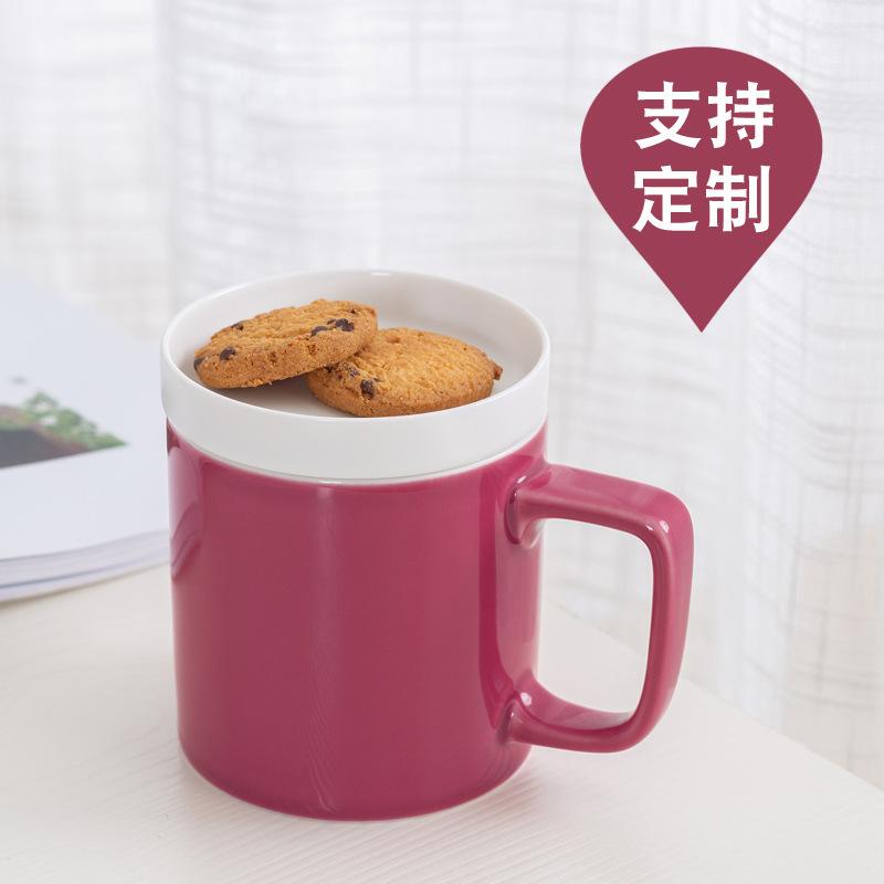 Original Tea Ceramic Cup Flower Tea Cup With Lid, Cup Water Cup, Office Cup