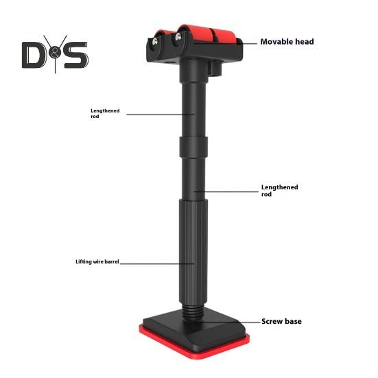 1/2 szt. Teleskopowe wsporniki podnoszące Mocne nośne Wysoka stabilność Regulacja wysokości Oszczędzające pracę urządzenie podnoszące Podnośniki do mebli