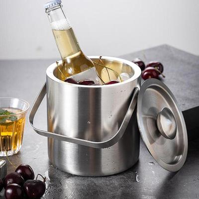Ice Bucket Champagne Versatile and Carry Handle with Lid Beverage for Party Night