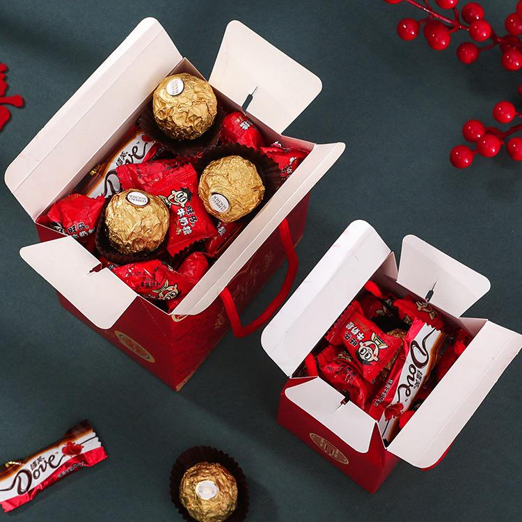 Wedding Gift Candy Box and Bag Set for Melon Seeds