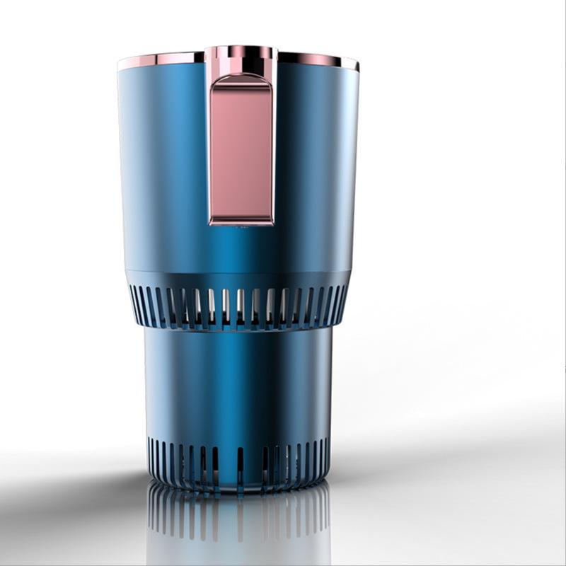 Portable Car Heating and Cooling Cup: Compact Hot/Cold Cup Refrigerator for Home and Vehicle Use