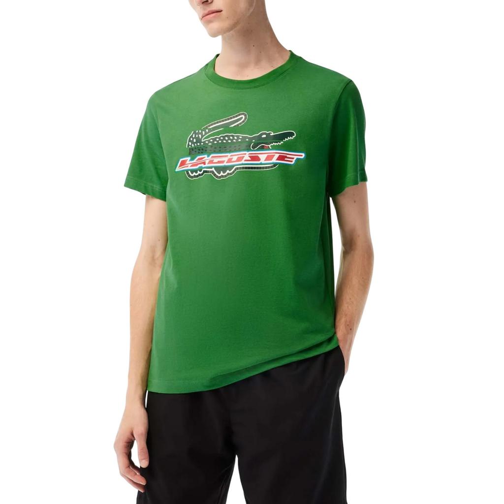 Lacoste Mens Quick Dry Crew Neck T-Shirt