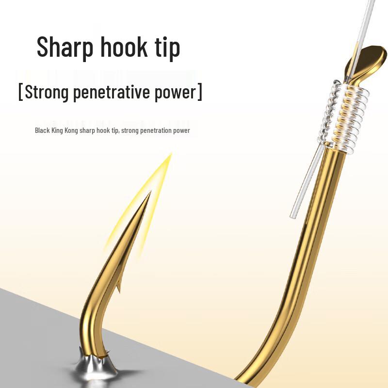 JiaDiaoni Pre-Tied Double Fishing Hooks with Short Leaders