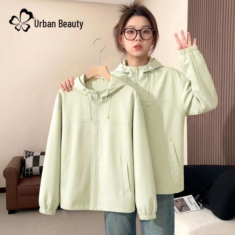 

Urban Beauty Women s 2026 Spring/Autumn Outdoor Hooded Jacket L (115-130 lbs)