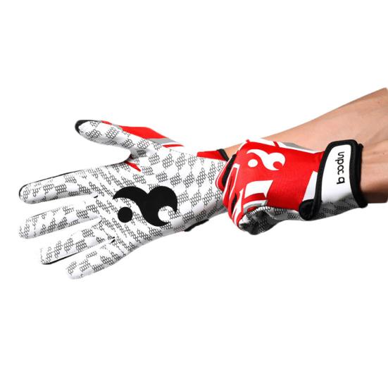 BOODUN Unisex Rugby Full Finger Breathable Anti-slip American Football Gloves
