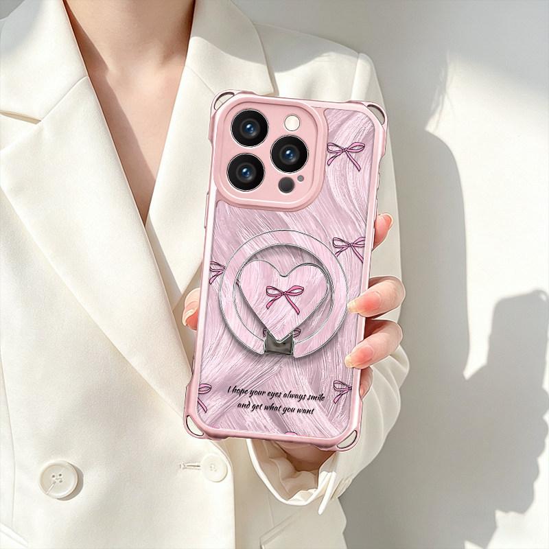All Models of Bows Are Suitable for Apple 17pro Mobile Phone Case, Honor Vivo, Huawei OPPO Xiaomi Protective Case.