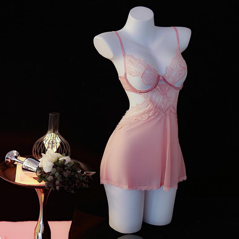 

Sexy underwear, sexy suspenders, lace temptation, nightdress, mesh transparent, pure desire to see through, hot noodles, off-uniform and attractive one size fits all