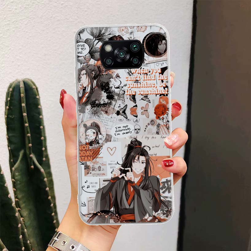 Mo Dao Zu Shi MDZS Manga For Xiaomi Poco X7 X6 X5 X4 Nfc F7 Ultra F6 F5 Pro Phone Case F4 Gt F3 M6 M5 M4 M3 5G Fundas Cover Coqu