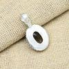 Smoky Topaz Gemstone Jewelry 925 Sterling Silver Jewelry Pendant For Wedding Gift