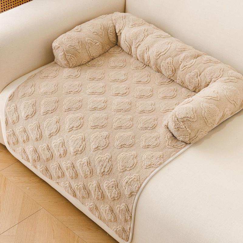 2026 Top New Thickened Anti-Scratch Non-Slip Pet Sofa Pad, Cat Dog Sleeping Mat & Bed, Washable Couch Protector for Indoor Pets
