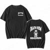 Death Row Records T-Shirt Unisex Mode T-Shirts Baumwoll-T-Shirts Hip Hop Tops T-Shirts Unisex T-Shirts Sommer Camisetas Oversize Lässig