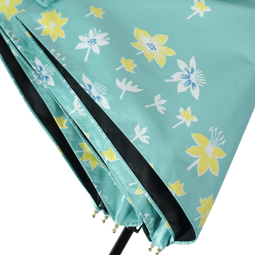 Moomin Folding Suitable for Sun and UV Suitable for Pink Umbrella, Rain, 51cm, 100% Protection, Lightweight, Compact, Water-Repellent, Heat-Shielding,