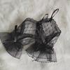 1pair Elegant Transparentes Lace Gloves Thin Short Gloves Party Dancing Mittens for Event and Everyday Fashion