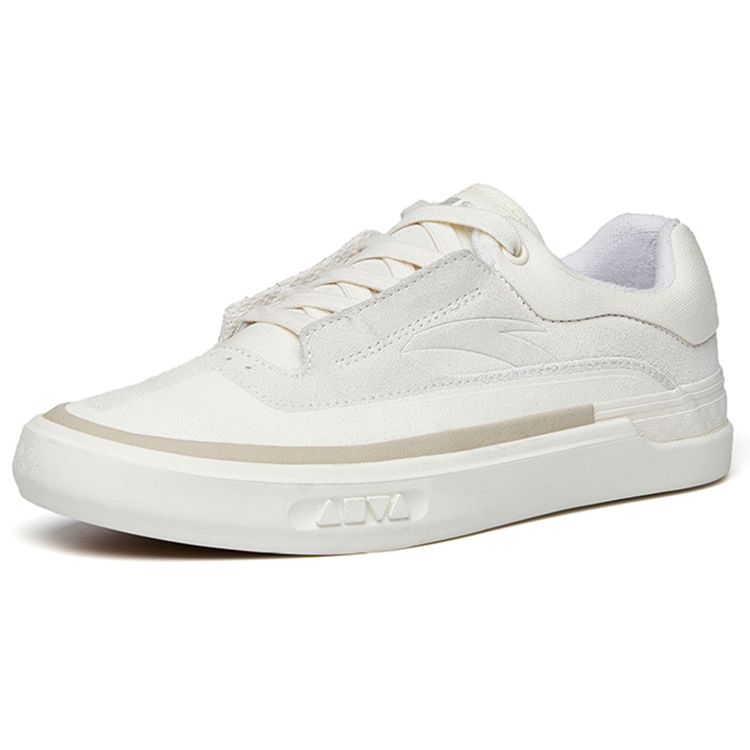 Anta Aoli All-Terrain Skateboarding Low-Top Shoes Women Sneakers White 122218011-2