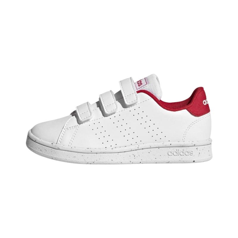 

Adidas Neo ADVANTAGE Lifestyle Court Low top Kids Skateboarding Shoes White Red Children Aged 3 7 Years Old H06212 31.5