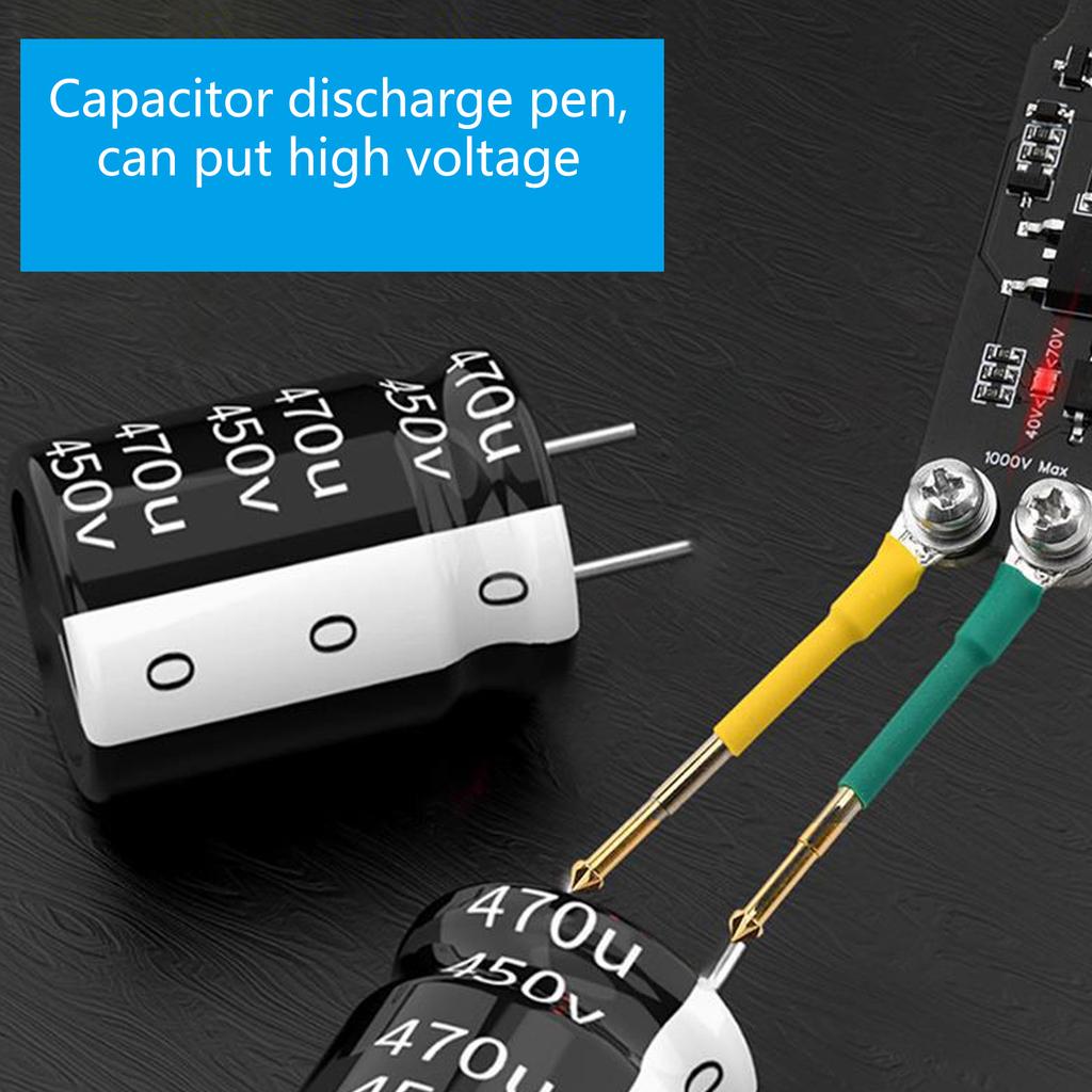 Tragbares Kondensator-Entlade-Stift-Instrument zur sicheren schnellen Ableitung von Restladungen in der Elektronikreparatur und im Labor
