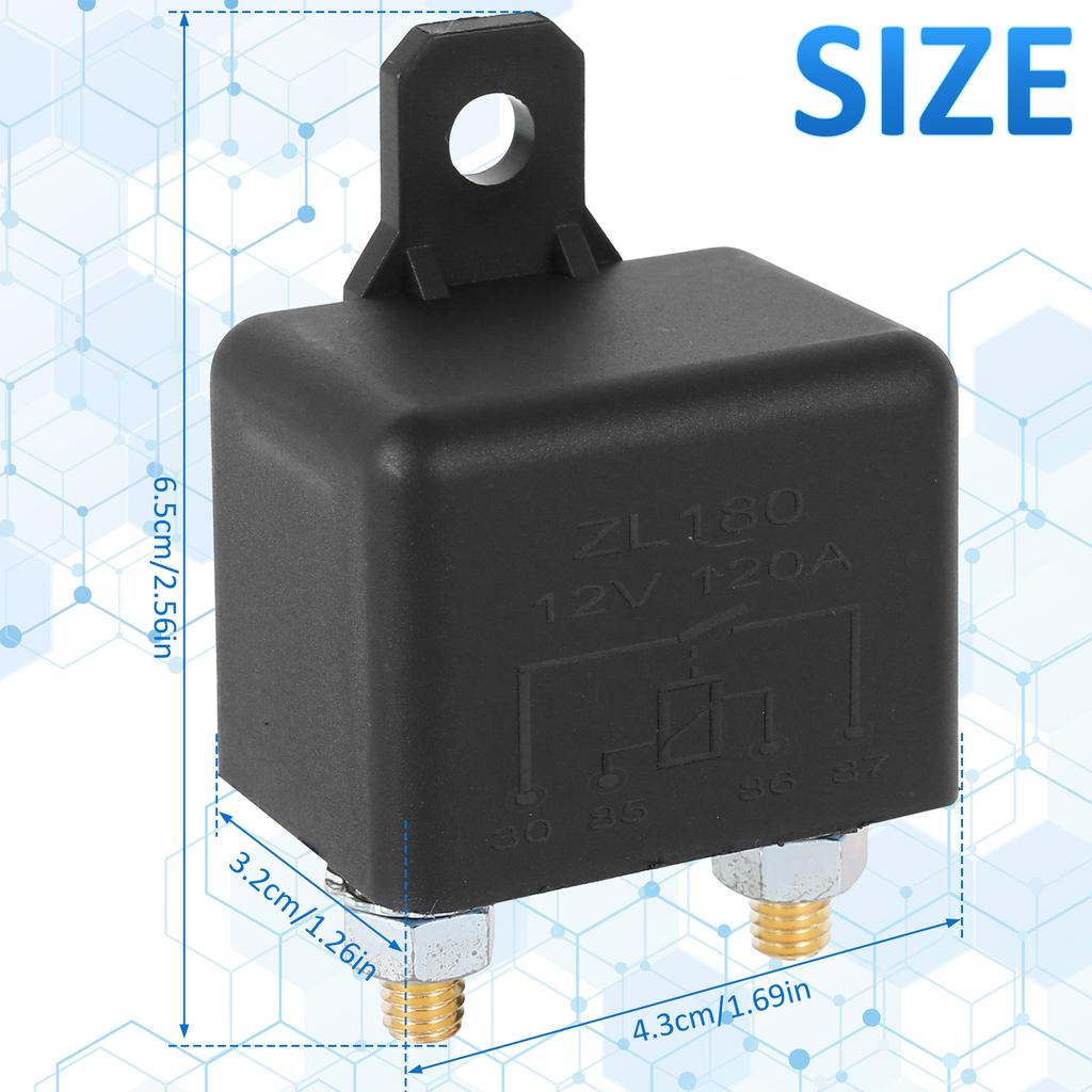 2 buc Relee Auto 12V 120A/200A Releu Demaror Curent Mare Releu Conductivitate Puternică Comutator Releu Universal Accesorii Auto