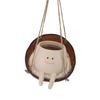 Swing Face Planter Pot Multipurpose Cute Innovative Decorative Hanging Resin Flower Head for Indoor Outdoor Plants