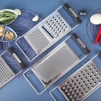 Grattugia per Verdure Multifunzionale in Acciaio Inossidabile, Grattugia per Formaggio, Affettatrice per Patate, Utensile da Cucina