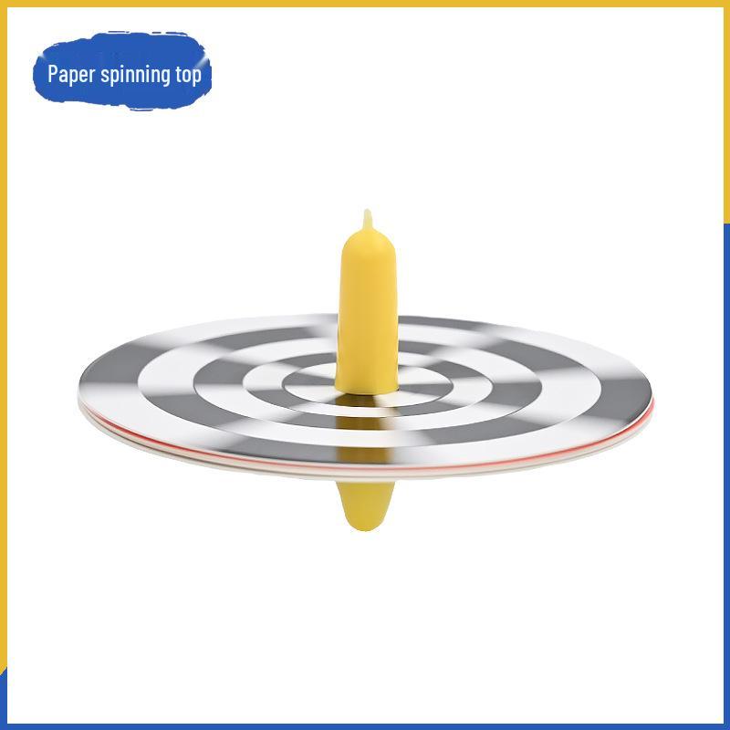 Kindergarten Science Craft: Paper Gyroscope Teaching Aid for Visual Persistence