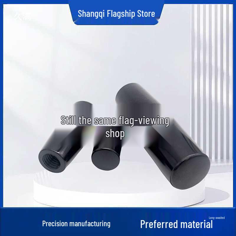 Long Handle Cylindrical Bakelite Grip for M6 Threaded Machine Tool Lever
