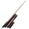 CUESOUL 57" Handcrafted 3/4 Jointed Snooker Cue with Extension and Aluminum Cue Case (D309)