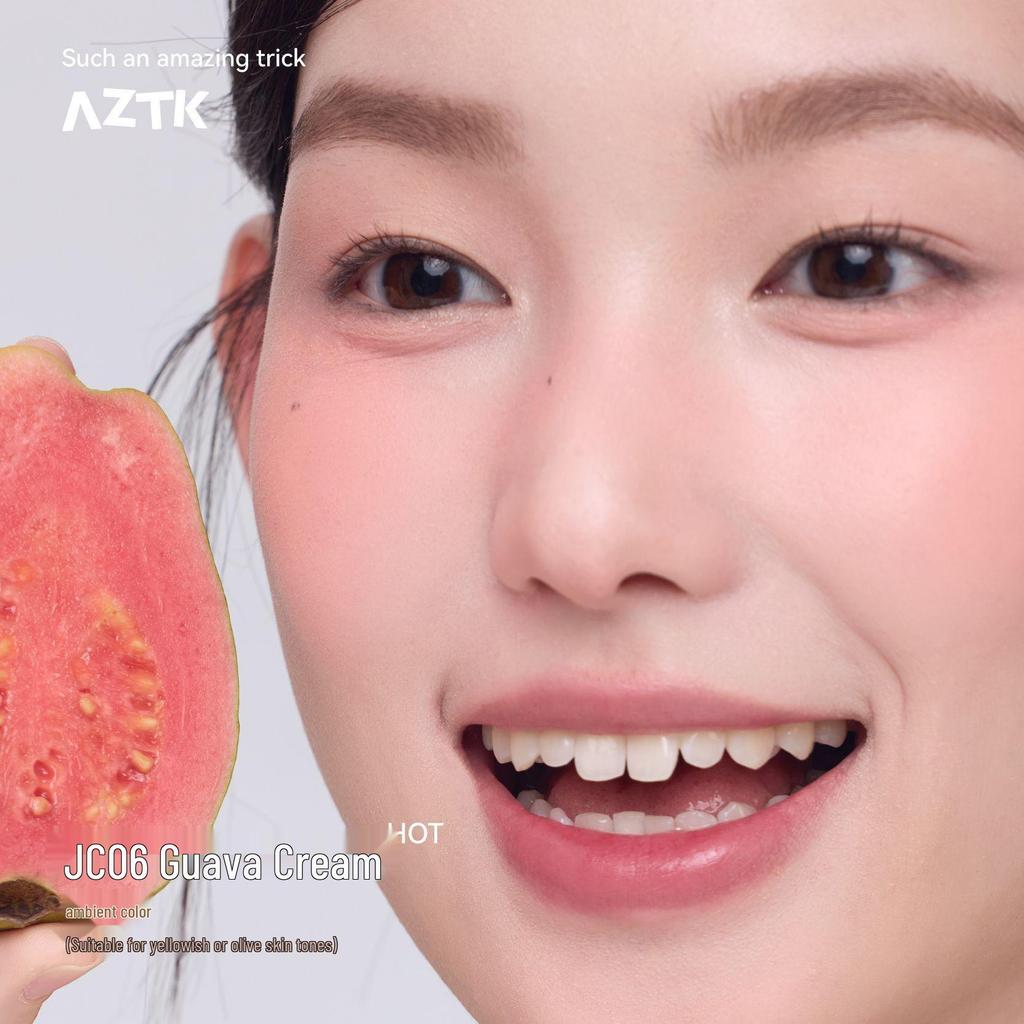 AZTK Velvet Matte Nude Liquid Blush & Highlighter for Contour and Complexion Enhancement.