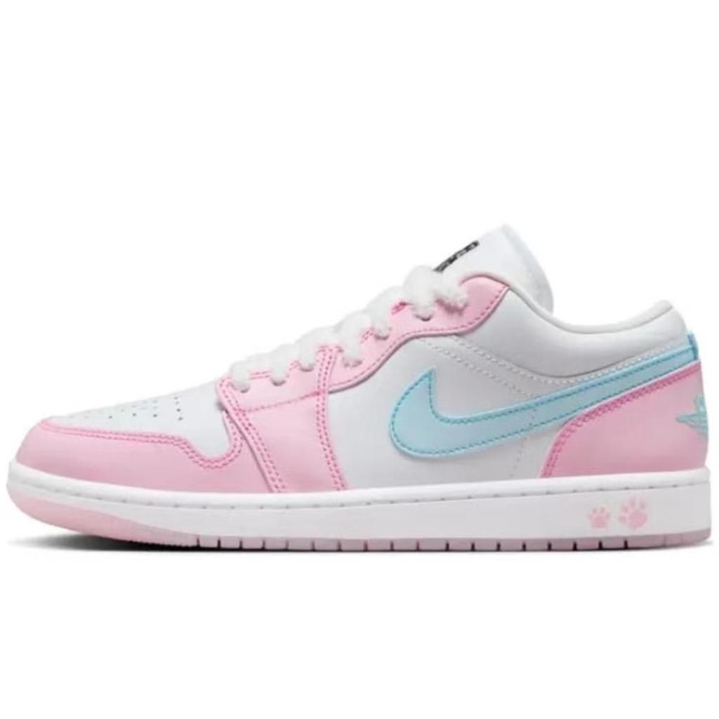 Jordan Air Jordan 1 Vintage Basketball Shoes Women's Low top Pink HM3706-141(Team188-)