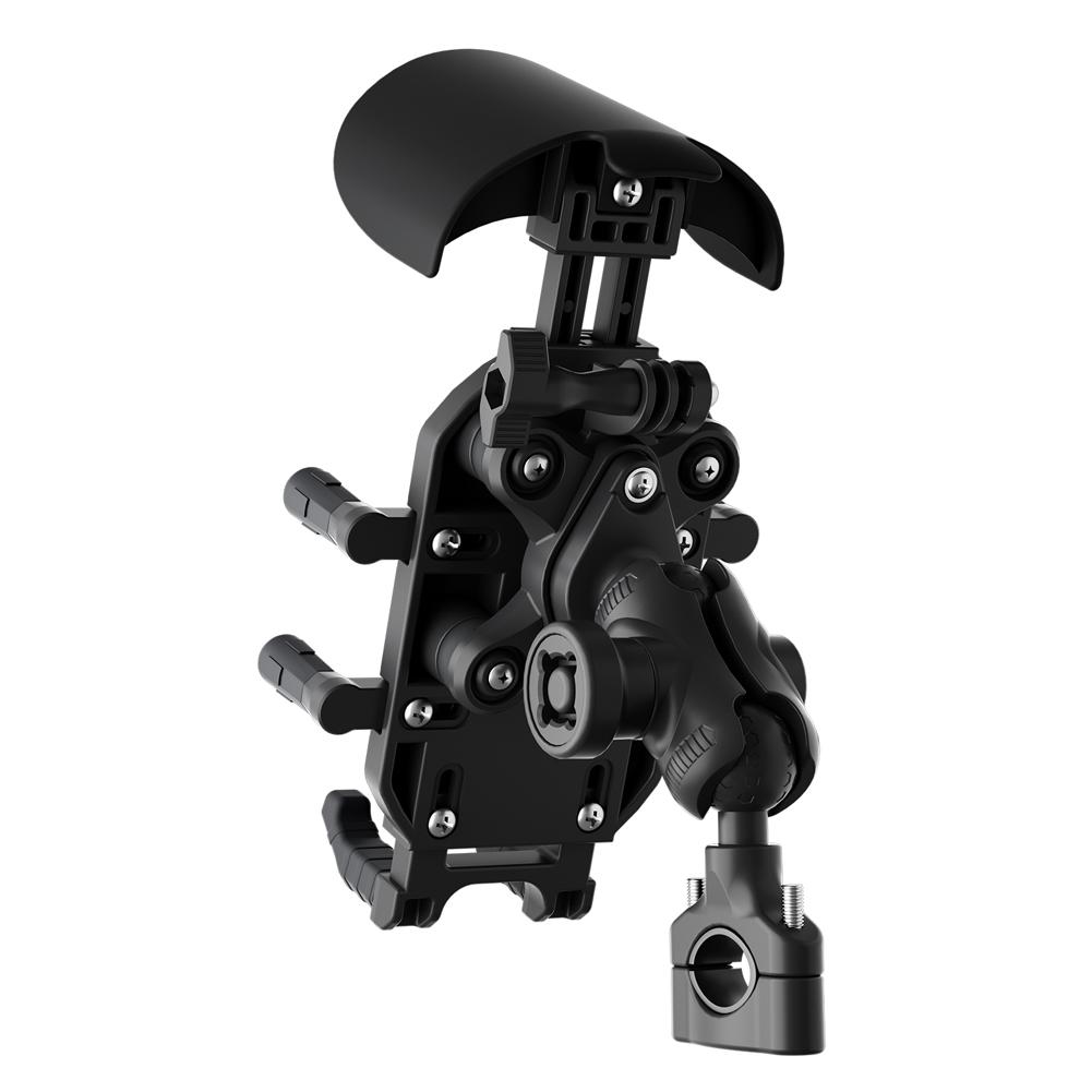 Small Helmet Rider Motorcycle Mobile Phone Holder Rainproof Electric Bicycle Navigation Holder Anti-Theft Handlebar Phone Holder