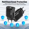 65W Gallium Nitride (GaN) PD Fast Charger with EU/US/UK Adapter for Phones & Computers