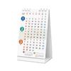 MDSD 2027 3-Month Calendar Sunday Start Tabletop Vertical January Start