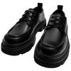 Zara Lug Sole Lace Up Platform Loafers Black Womens 2422620800