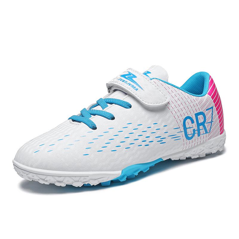 Chaussures de Football Cross New Falcon pour Enfants à Velcro, Crampons Longs Homme, Entraînement Femme, Compétition Pro Jeunesse