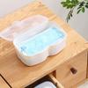 Mask Storage Box with Handle Household Dust-proof Sealed Large-Capacity Box Waterproof Dustproof Sundries Storage Box
