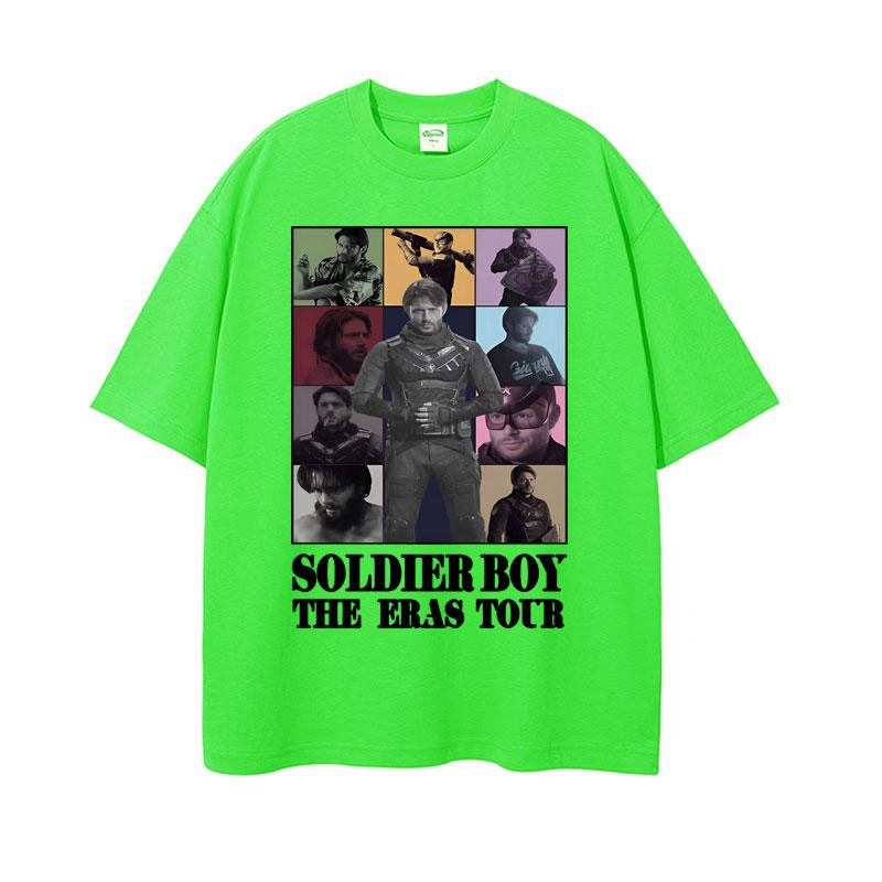 Limited Soldier Boy The Eras Tour T Shirt The Homelander The Boys Season 4 Tshirts for Unisex 90s Vintage Fashion Oversized Tshirt