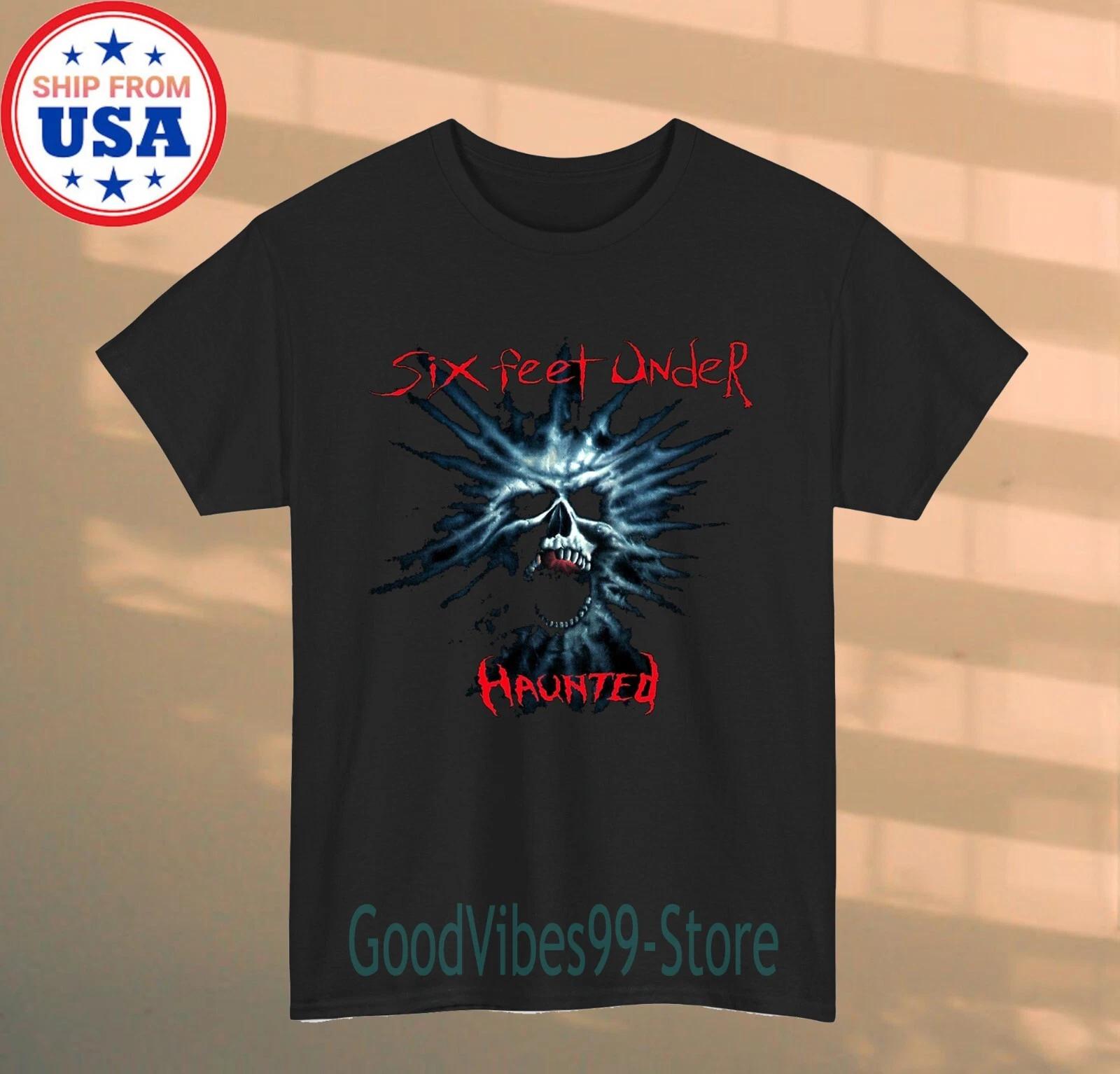 Six Feet Under Haunted Men s Black Size S-5XL M