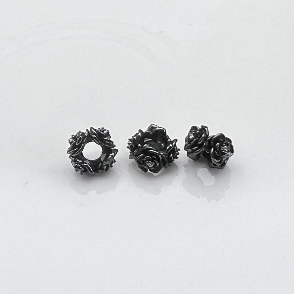 14k Roségold Abstandshalter Perlen - Farbbeständig 8/10mm für DIY Perlenarbeiten