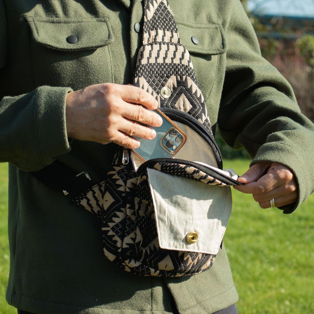 Jacquard Natural Bags – Desert Loom – Cross Bag