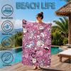 Pink pika Pattern Beach Towel, Microfiber Beach Towel, Perfect For Pool, Beach, Travel, Home Decor Beach Party Fan gifts