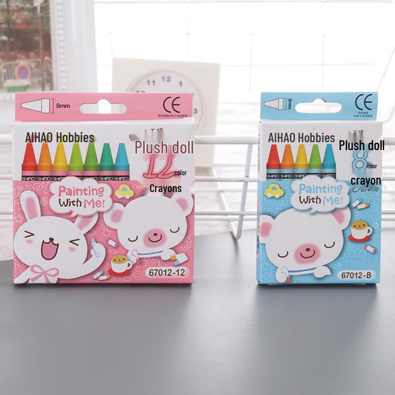 

Hobby Oil Pastel Crayons: 12 Vibrant Colors for Kids Doodling and Art Class 8 Colors