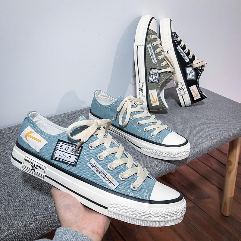 Fashion 2024 Spring and Autumn Fashion Canvas Shoes Flat Flat Breathable Comfortable Casual Shoes Outdoor Walking Sports Shoes