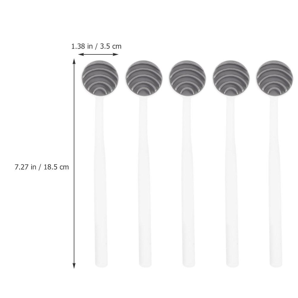 

5Pcs Tongue Scraper Flexible Silicone Brush Oral Care Cleaner Fresh Breath Tongue Cleaning Tool for Adults Household Use білий